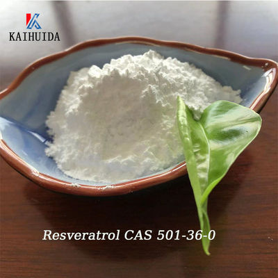 Γιγαντιαίο απόσπασμα Knotweed χημικών ουσιών Resveratrol πρώτης ύλης καλλυντικών CAS 501-36-0